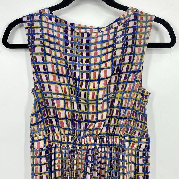 Plenty Tracy Reece Sleeveless Dress size 4 Colorful Hand Batik Pattern Pockets - Picture 8 of 11